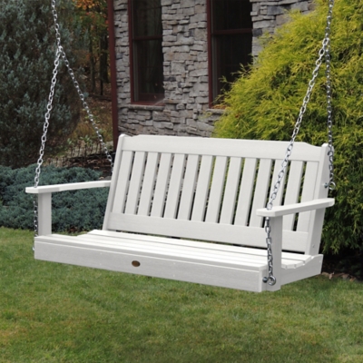 Highwood USA Lehigh 5-Foot Porch Swing, White