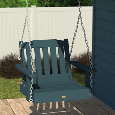 Highwood USA Lehigh Single Seat Swing, Nantucket Blue