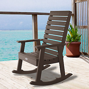 Bahia Verde Outdoors Riverside Rocking Chair, Mangrove Brown, rollover