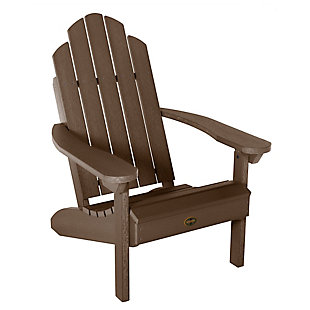 Highwood USA Seneca Adirondack  Chair, Weathered Acorn, large