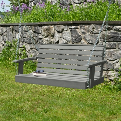 P600009696 Highwood USA Weatherly 4-Foot Porch Swing, Coastal sku P600009696