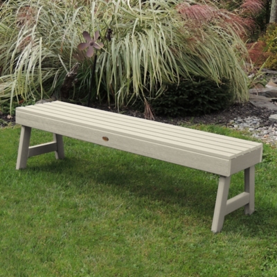 Highwood USA Weatherly 5-Foot Picnic Bench, Whitewash