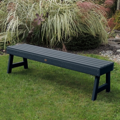 Highwood USA Weatherly 5-Foot Picnic Bench, Federal Blue