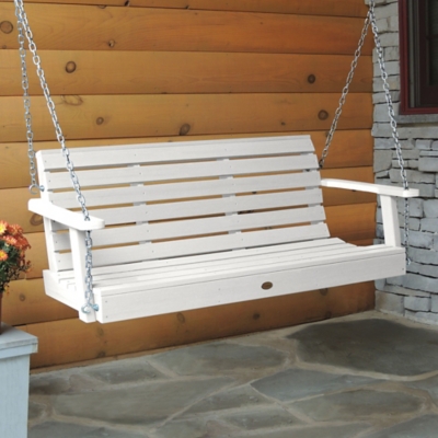 P600009718 Highwood USA Weatherly 5-Foot Porch Swing, White sku P600009718