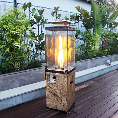 AFTERGLOW Outdoor Patio Heater, Antique Yellow