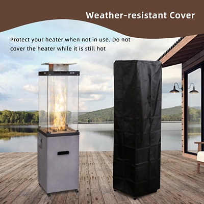 AFTERGLOW Outdoor Patio Heater, Light Gray