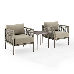 Cali Bay Outdoor Armchairs with End Table, , large