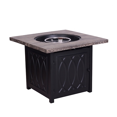 AFTERGLOW Loop Design Outdoor Fire Pit Table, , large