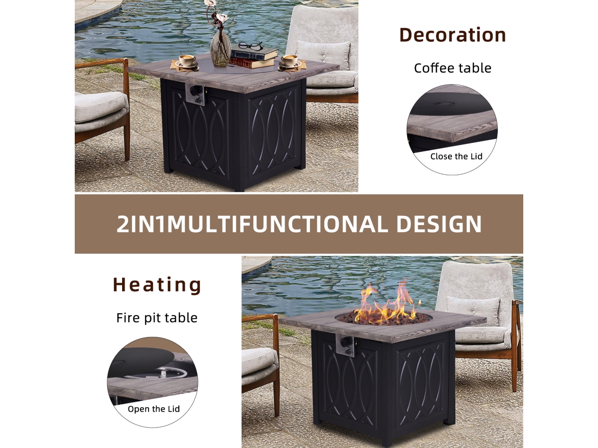 Amazon.com : OGERY Stove Tabletop Fire Pit with Stand 7.9 x