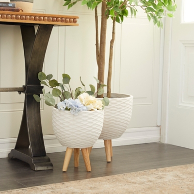 P600010414 Bayberry Lane Indoor/Outdoor Diamond Planter with  sku P600010414