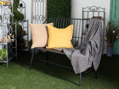 Bayberry Lane High Back Frame Outdoor Bench, , rollover