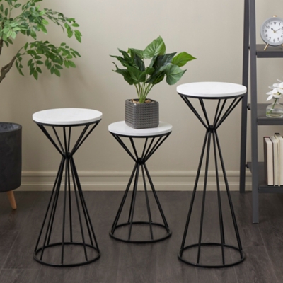 P600010442 Bayberry Lane Indoor/Outdoor Cone Plantstand Set o sku P600010442