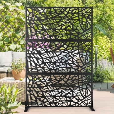 P600010578 TranquilBreeze Web Outdoor Privacy Screen Garden F sku P600010578