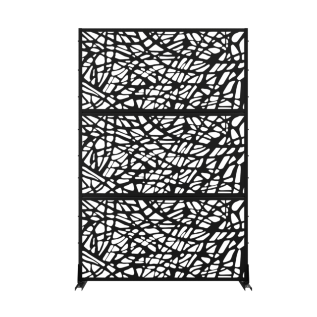 TranquilBreeze Web Outdoor Privacy Screen Garden Fence