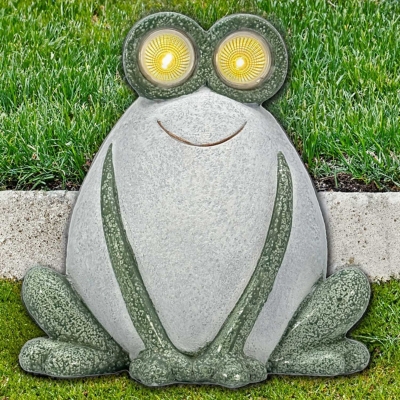 P600010736 Galt International 13 Frog Garden Statue with LED  sku P600010736