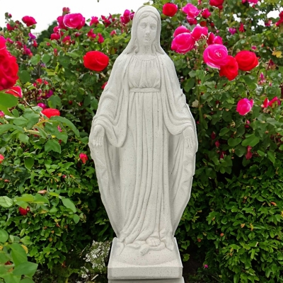 P600010737 Galt International Mary Mother of Grace Statue, Wh sku P600010737