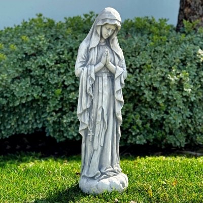 P600010743 Galt International Virgin Mary Garden Statue, Gray sku P600010743