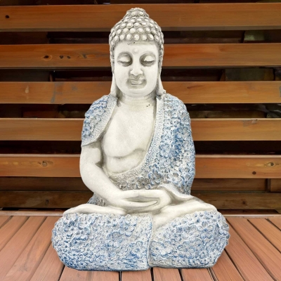 P600010746 Galt International Sitting Buddha Garden Statue, W sku P600010746