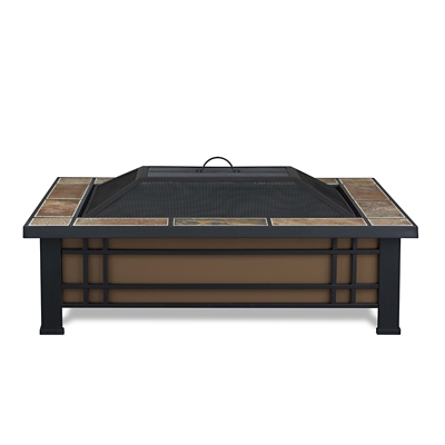 Real Flame Hudson Wood Burning Fire Pit, , large