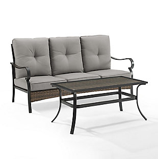 Dahlia Outdoor Sofa with Coffee Table, , large