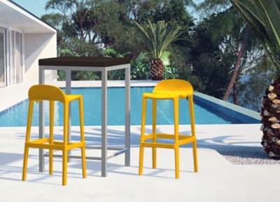 P600010860 Joyous Bar Stool (Set of 2), Orange sku P600010860