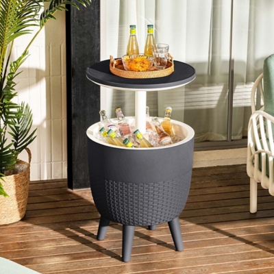 Cancun 2-in-1 Outdoor Cooler Side Table
