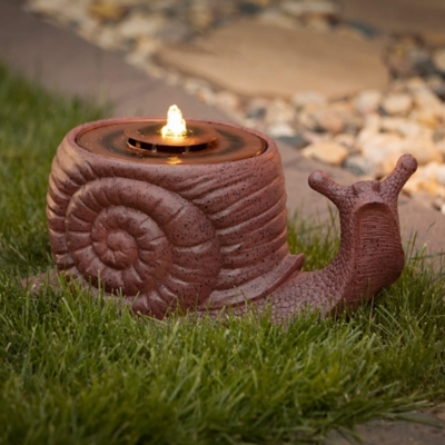 Sullivans Outdoor Snail Water Fountain, Copper