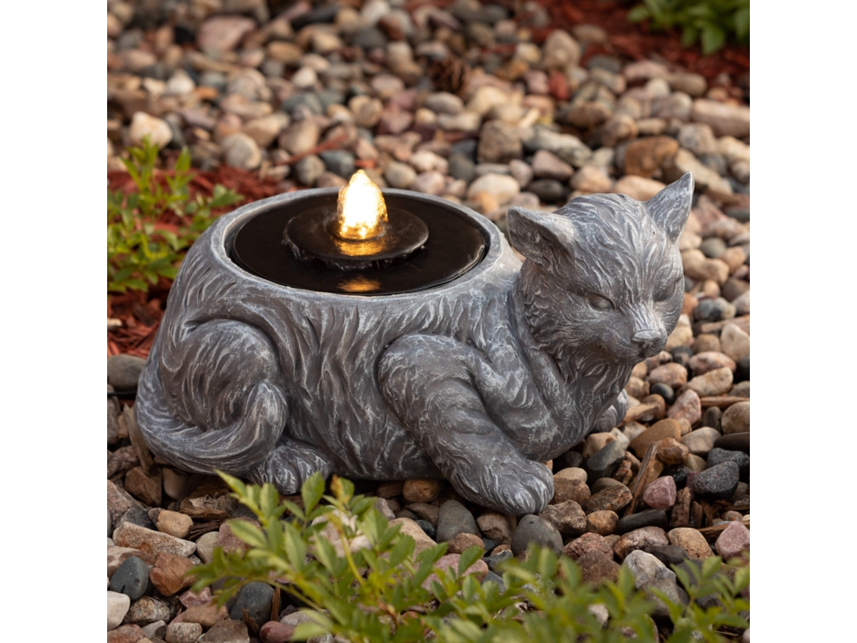 Outdoor cat fountain hotsell