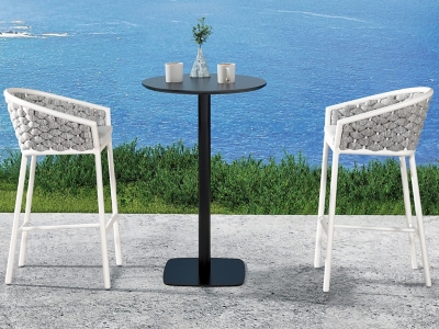 P600011481 Rowan Barrel Patio Counter Stool Set of 2, Optic W sku P600011481