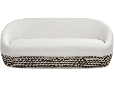 Willow Outdoor Sofa, Wheat Beige, large