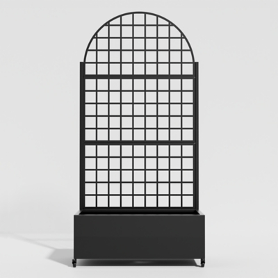 TranquilBreeze 71" Arched Grid Outdoor Trellis, , large