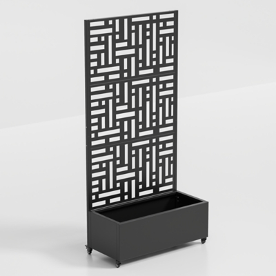 TranquilBreeze 71" Abstract Outdoor Trellis, , large