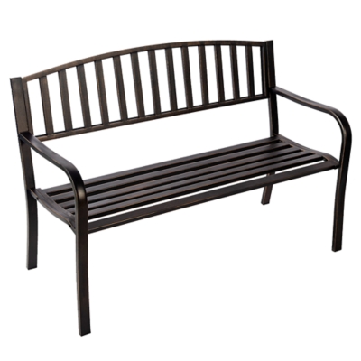 TranquilBreeze Outdoor Bench, Bronze, large