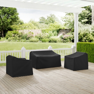 Crosley Furniture Outdoor Loveseat and 2 Chair Covers, , rollover