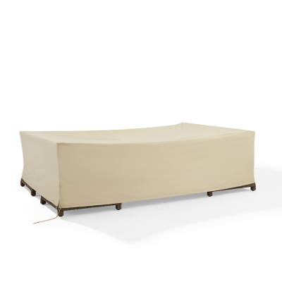 Crosley Furniture Outdoor Furniture Cover For Patio Set, Tan, large