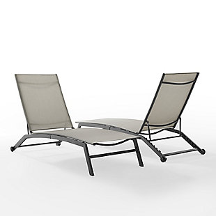 Weaver Outdoor Sling Chaise Lounge Chairs, , large