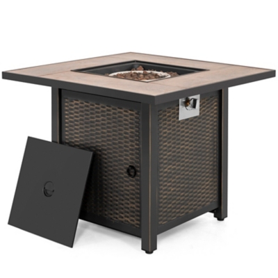 Nuu Garden Outdoor Fire Pit Table, , large