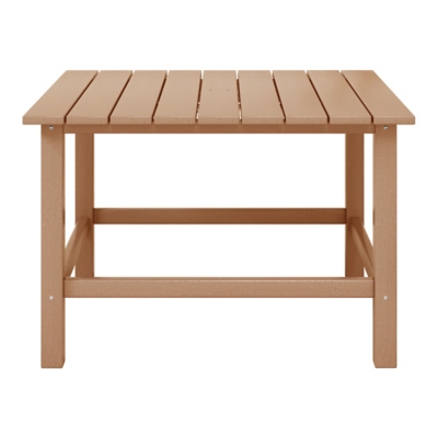 Westin Furniture Laguna Outdoor Dining Table, Teak, large