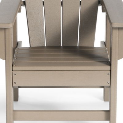 Close-up of chair seat and armrest