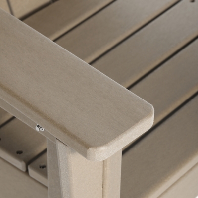 Armrest close-up with screw