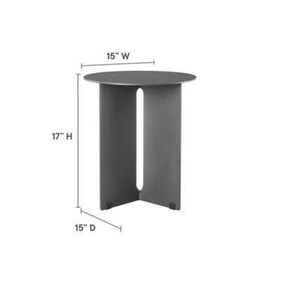 Modway Tecton Outdoor Side Table, , large