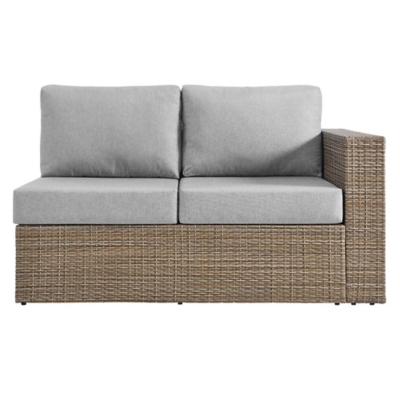 Full front view of Convene outdoor loveseat