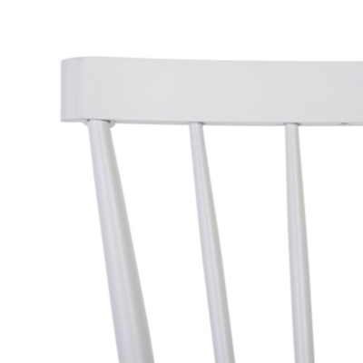 Close-up of chair leg and foot cap.