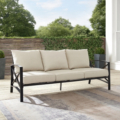 Kaplan Outdoor Sofa, Oatmeal, large