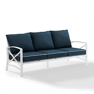 Kaplan Outdoor Sofa, Navy, large