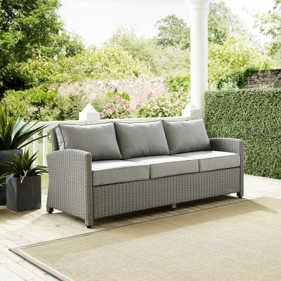 Bradenton Outdoor Sofa, Gray