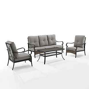 Dahlia Outdoor Sofa with Coffee Table and 2 Armchairs, , large