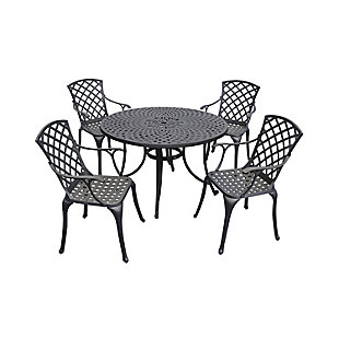 Sedona Outdoor Dining Table with 4 Chairs, , large