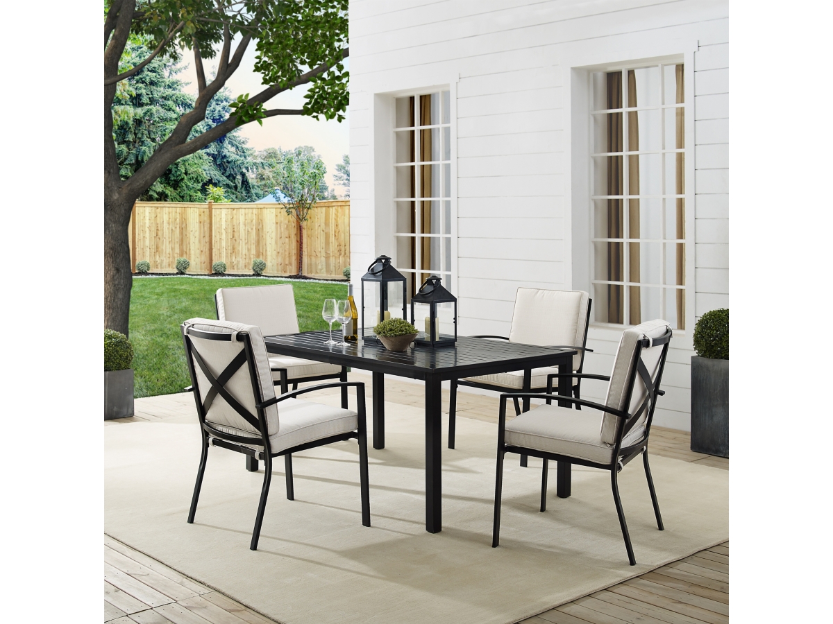 Kaplan Outdoor Dining Table with 4 Chairs | Ashley