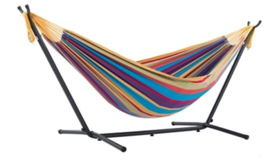 Patio Double Hammock with Stand, , large